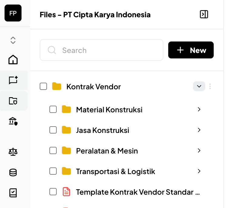 File Perkara & Database Firm